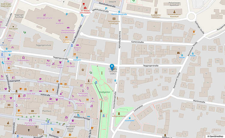 Carl Duisberg Centrum Radolfzell am Bodensee © Große Karte in OpenStreetMap ansehen