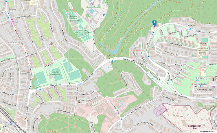  Carl Duisberg Centrum Saarbrücken © Große Karte in OpenStreetMap ansehen